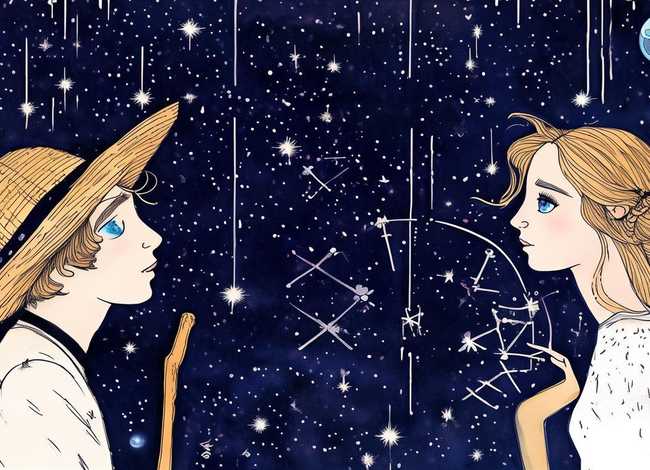 简笔连环画儿童故事 怎样画牛郎织女的连环画简笔画