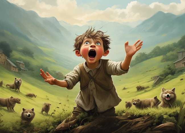 儿童故事朗读稿加视频；谁有儿童故事《狼来了》的视频呀