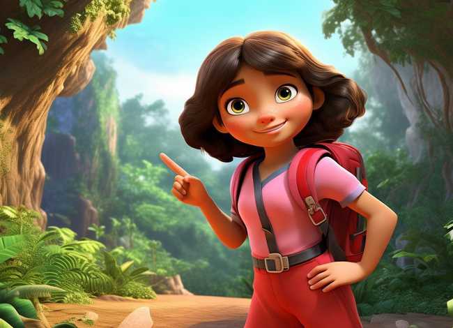 爱探险的朵拉的故事在线试听了，爱探险的朵拉动画片英文版