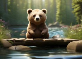 小熊过桥的故事 小熊过桥明白了什么道理