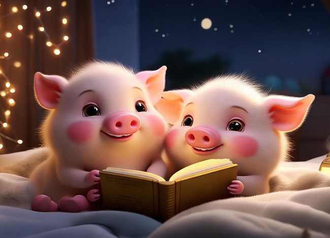 有小猪的故事 给女友讲的两只小猪睡前温馨小故事