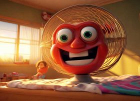 风扇故事儿童睡前故事 - 睡前故事-《气疯了的电风扇》(一)