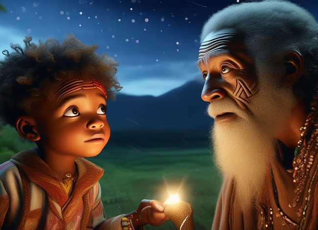 魔法师的故事儿童 - 安徒生童话故事-非洲魔法师