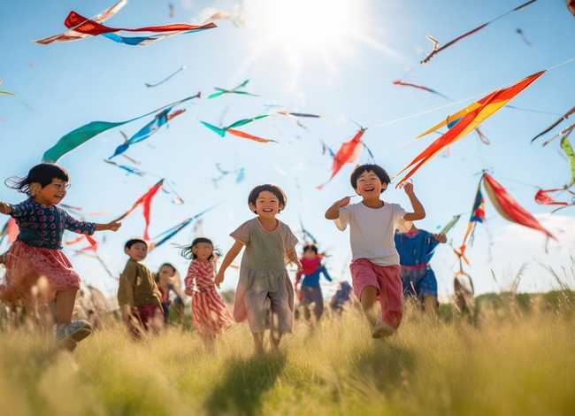 儿童放风筝古诗词 儿童放风筝的古诗