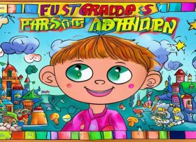 儿童故事手抄报模板、安徒生童话宣传海报一年级-一年级手抄报童话故事