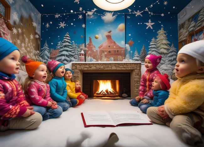 冬天的故事儿歌歌词图片 幼儿园小班教案 冬天的故事儿歌歌词图片 幼儿园小班教案