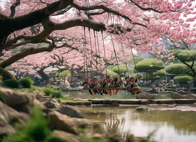 荡秋千游戏故事，荡秋千的游戏很受大家欢迎,那秋千在古代是用来干什么的