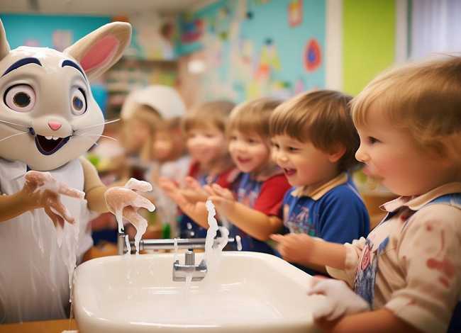 洗小手故事 幼儿园小班健康课件-《怎样洗小手》