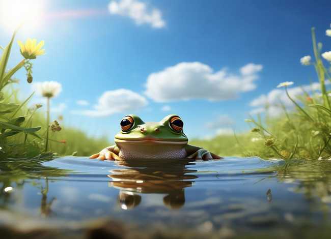 井底之蛙故事完整版 - 井底之蛙童话故事