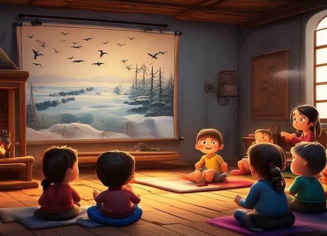 鹅的故事古诗 寒假了,让小朋友们来听故事,学古诗吧(第一集)