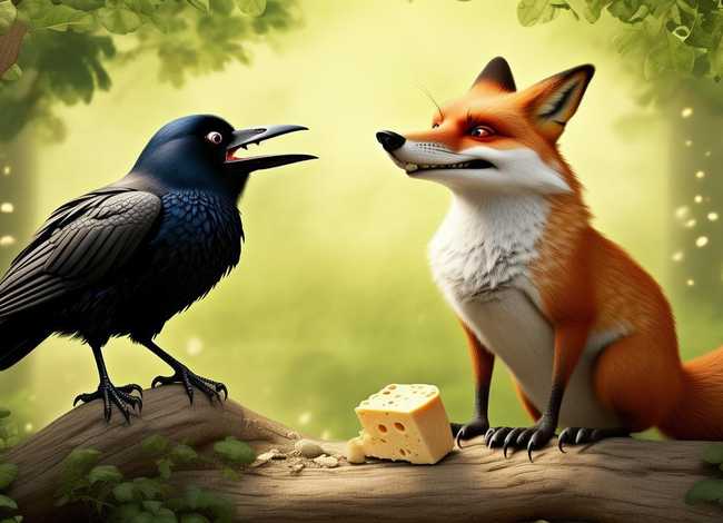 儿童故事狐狸和乌鸦(乌鸦和狐狸这篇故事中狐狸和乌鸦之间发生了什么事) 儿童故事狐狸和乌鸦(乌鸦和狐狸这篇故事中狐狸和乌鸦之间发生了什么事)