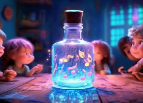 瓶子的故事绘本；金奖儿童文学绘本-瓶子里的音符内容简介