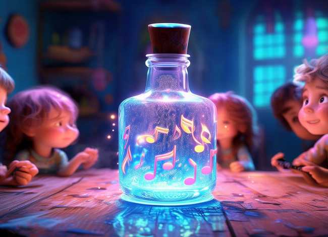 瓶子的故事绘本；金奖儿童文学绘本-瓶子里的音符内容简介
