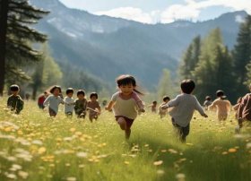 儿童故事山村；童第周的短篇小故事