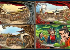 故事 连环画，成语故事连环画(四格)