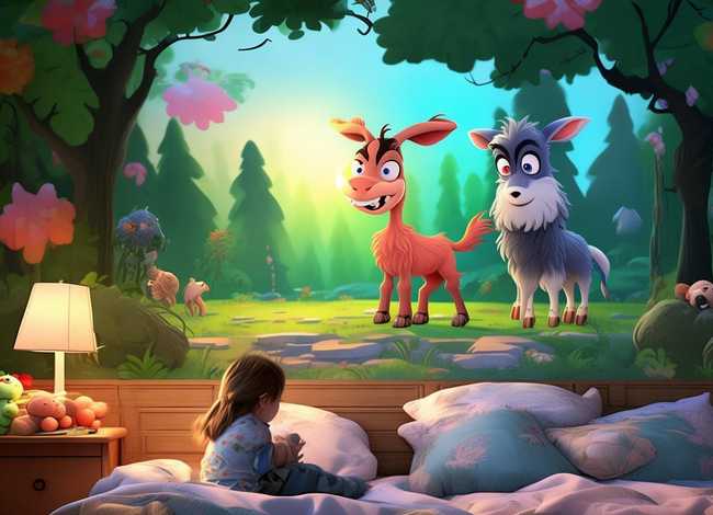儿童故事小山羊和狼的视频（聪明机智小山羊睡前故事）