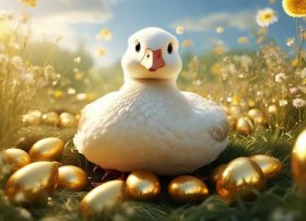 儿童故事鹅下蛋 - 下金蛋的鹅 复述这个故事