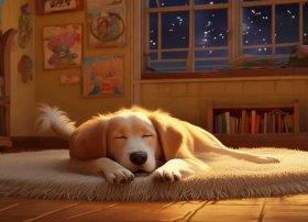 狗狗儿童故事睡前故事，睡前故事大狗喀啦克拉的公寓