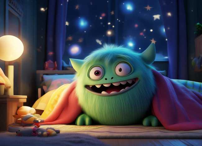 儿童睡前故事怪物的故事 比利床下的怪物的睡前故事 儿童睡前故事怪物的故事 比利床下的怪物的睡前故事