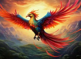 凤凰鸟的儿童故事 - 上古神兽凤凰的神话传说故事