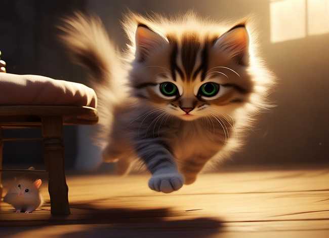 猫抓老鼠故事睡前；小猫咪的故事睡前故事