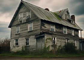 屋顶的故事作文300 饱经风霜的老屋作文300字