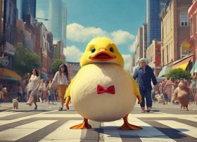 过马路编故事，鸭子过马路作文小练笔