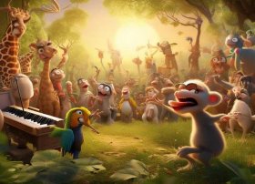 唱歌比赛故事视频、动物歌唱比赛写作文