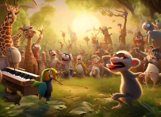 唱歌比赛故事视频、动物歌唱比赛写作文