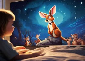 小袋鼠的故事睡前故事（勇敢和聪明短篇儿童睡前故事）