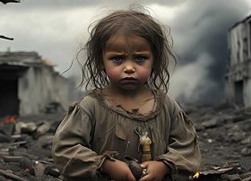 战争中儿童苦难图片 - 16张令人痛到窒息的图片,悲惨的生命,愿所有人被命运温