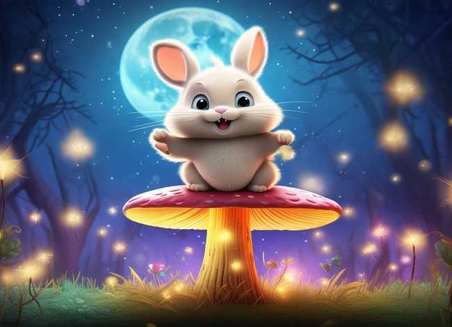 儿童讲故事小兔子的故事、小飞兔吉吉(一) 会飞的兔子 童话 儿童睡前故事 讲故事