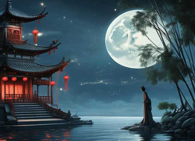 有关月亮的古诗词、与月亮有关的古诗词