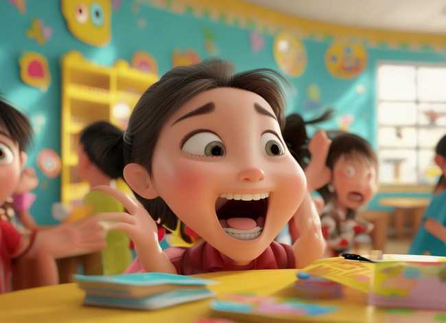 表情包小故事，小学生读成语故事《掩耳盗铃》,故事有趣,青青全程都是表情包啊