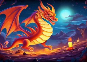 神话片儿童版 - 烛龙怎么画霸气又简单儿童版