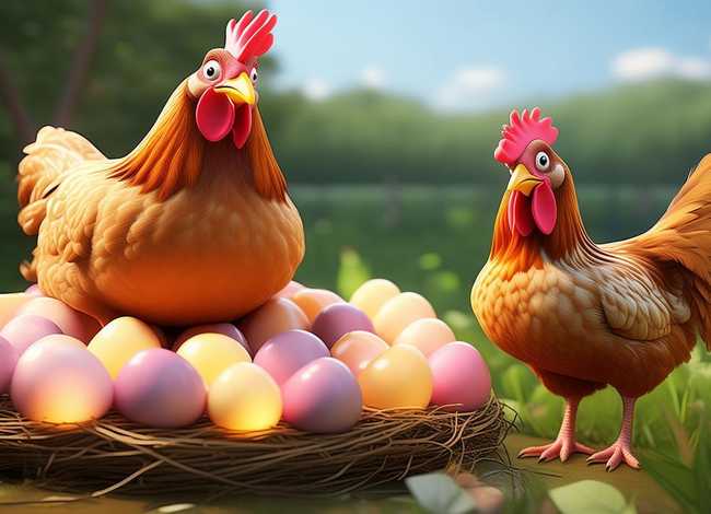 小鸡故事会 母鸡不需要公鸡就能生蛋,还能孵出小鸡,那还要公鸡干什么