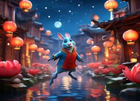 蓝袋鼠的故事完整版（中国情系列·元宵灯内容简介）