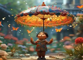 鲁班造伞儿童故事视频；二年级语文《语文园地四》教学反思