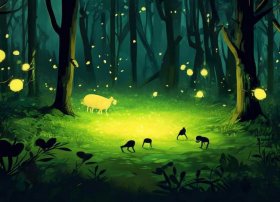 荧火虫找朋友故事、萤火虫找朋友的故事