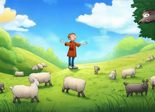 讲故事儿童故事狼来了视频；狼来了儿童故事