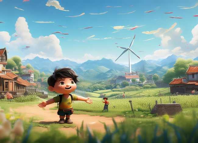 儿童故事关于乡村振兴，小飞和星光村的故事抖音