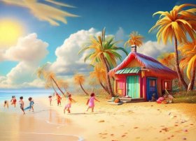 儿童童话怎么画（沙滩上的童话怎么画）