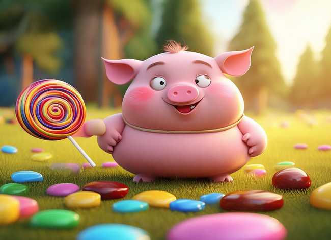 有关小猪的小故事 - 儿童故事-爱吃糖的小猪 有关小猪的小故事 - 儿童故事-爱吃糖的小猪