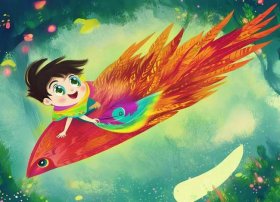 儿童故事续写飞到哪里 - 童话故事(续写)