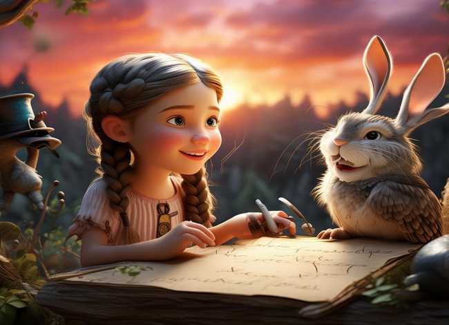 童话故事自编自演（写童话故事150个字左右）