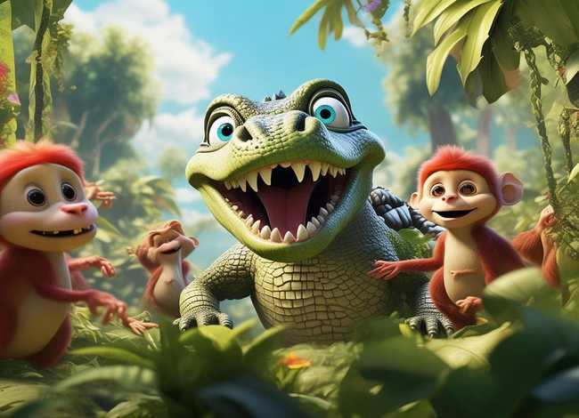 交朋友儿童故事（小鳄鱼交朋友的故事）