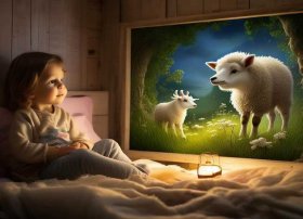 幼儿童话故事视频 - 睡前故事 大灰狼和小绵羊的故事 儿童故事 童话故事 格林