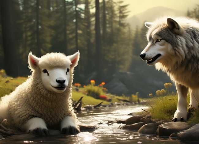 儿童故事狼和小羊的故事 - 《狼和小羊》寓言故事读后感 800字左右