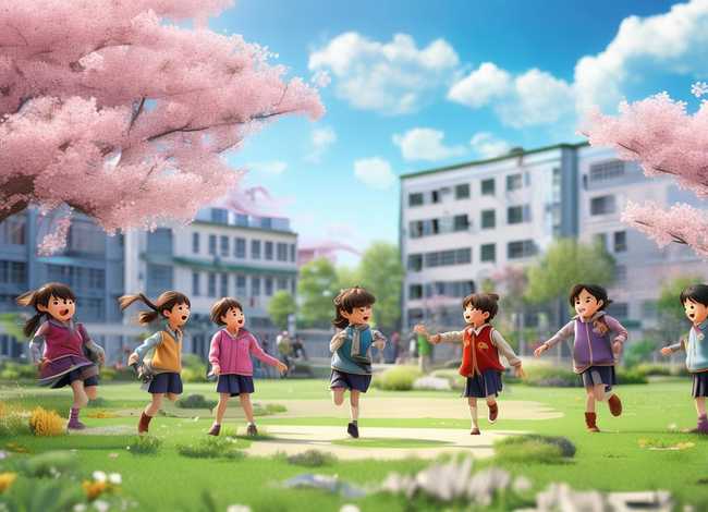 校园里的春天故事作文；小学作文-春天里的校园