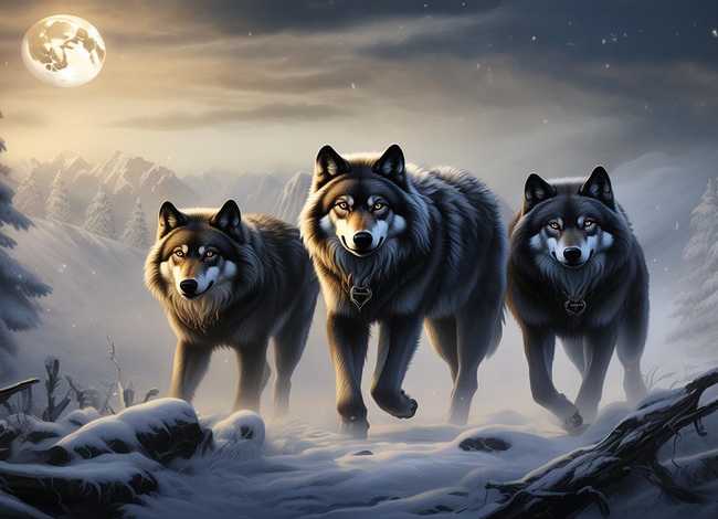 动画片三只狼的故事，北欧神话故事